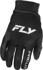 Fly Racing - Pro Lite Gloves Black/white 3x - 379-0403X