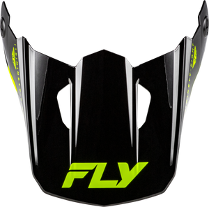 Fly Racing - Kinetic Verdict Helmet Visor Black/hi-vis/grey Xs/sm - 73-8723VS