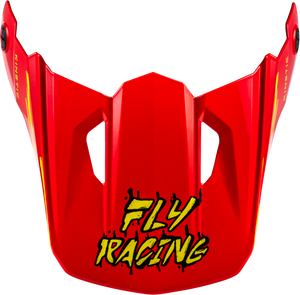 Fly Racing - Yth Kinetic Surge Helmet Visor Black/red/yellow Ys-yl - 73-8726VY