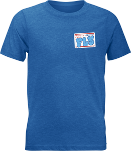 Fly Racing - Youth Fly Graffiti Tee Blue Ys - 354-0414YS Fly Racing - Youth Fly Graffiti Tee Blue Ys - 354-0414YS