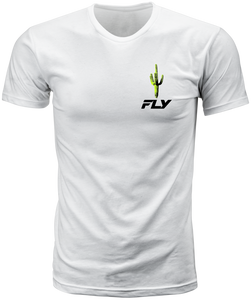 Fly Racing - Fly Desert Tee White Lg - 354-0411L