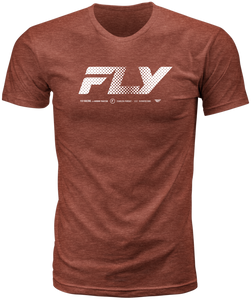 Fly Racing - Fly Worldwide Tee Red Lg - 354-0407L Fly Racing - Fly Worldwide Tee Red Lg - 354-0407L