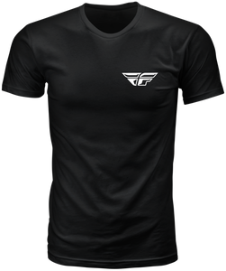 Fly Racing - Fly Staple Tee Black Sm - 354-0404S Fly Racing - Fly Staple Tee Black Sm - 354-0404S