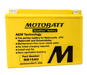 Motobatt - Battery Mb16au Sealed Factory Activated - MB16AU