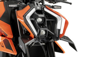 Puig - Downforce Front Spoiler Matt Black Ktm - 22178J Puig - Downforce Front Spoiler Matt Black Ktm - 22178J