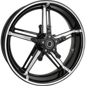 Arlen Ness - Wheel Factory 24 With Hub & Adapters 18" X 5.5" Blk Cc - 91-652 Arlen Ness - Wheel Factory 24 With Hub & Adapters 18" X 5.5" Blk Cc - 91-652