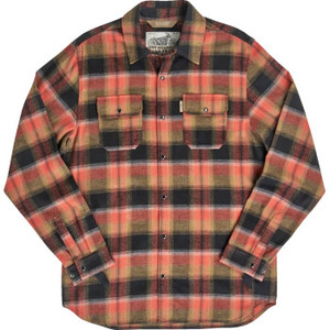 Biltwell - Flannel Hi Test Rust Lg - 8128-125-004