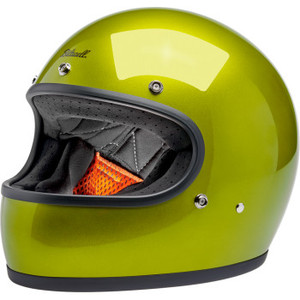 Biltwell - Helmet Gringo Metallic Lime Md - 1002-392-503