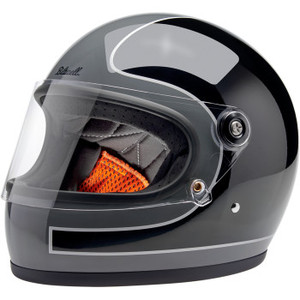 Biltwell - Helmet Gringo S Gloss Storm Grey/black Tracker Xs - 1003-562-501