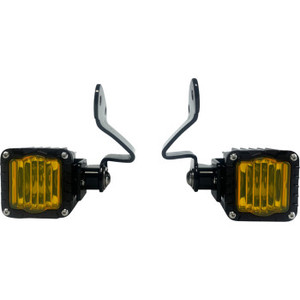 Custom Dynamics - Turn Signals Front Led Shark Demon Yellow - SD-23RG-FT-YB 