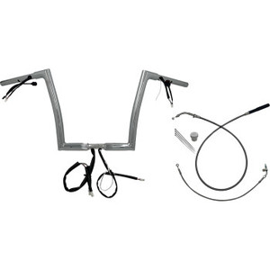 Fat Baggers Inc. - H-bar Ez Install Wired 1.25" Flat Top Chr 12" Fltrx, Se - 749912 Fat Baggers Inc. - H-bar Ez Install Wired 1.25" Flat Top Chr 12" Fltrx, Se - 749912