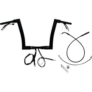 Fat Baggers Inc. - H-bar Ez Install Wired 1.50" Flat Top Blk 12" Fltrx, Se - 649912-B Fat Baggers Inc. - H-bar Ez Install Wired 1.50" Flat Top Blk 12" Fltrx, Se - 649912-B
