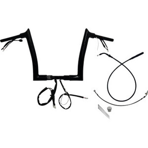 Fat Baggers Inc. - H-bar Ez Install Wired 1.50" Pointed Top Blk 12" Fltrx, Se - 849912-B Fat Baggers Inc. - H-bar Ez Install Wired 1.50" Pointed Top Blk 12" Fltrx, Se - 849912-B
