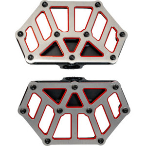 Kodlin Usa - Floorboards Mini Nxl Black W/ Red Accent - K73254-RL Kodlin Usa - Floorboards Mini Nxl Black W/ Red Accent - K73254-RL