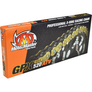 Moto-master - Atv Chain Gpx-520atv X-ring,98 Links, Gold - 652006