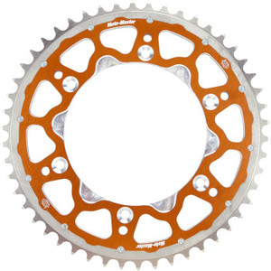 Moto-master - Fusion Series Dual Ring Sprocket (orange, 520-48t) - 620073548