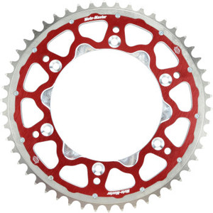Moto-master - Fusion Series Dual Ring Sprocket (red, 520-52t) - 620073352