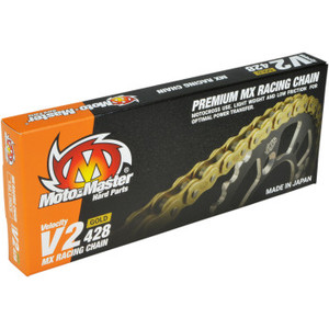 Moto-master - Mx Chain V2-428g, 130 Links, Gold - 642801