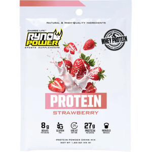 Ryno Power - Strawberry Protein Single - SMP-STRAW Ryno Power - Strawberry Protein Single - SMP-STRAW