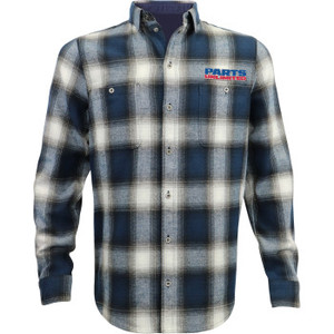 Throttle Threads - Shirt Pu Flannel 25 Blue/black 3xl - PSU39ST61BL3R