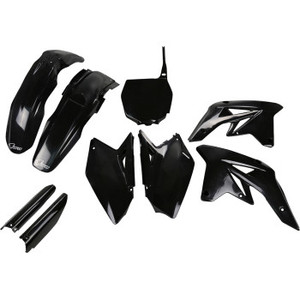 Ufo - Body Kit Suzuki Rmz250 07-09 Black - SUKIT407F@001