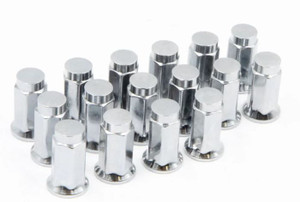 Raceline Wheels - Raceline 16 Pack 10mm X 1.25 (14mm Hex,flat) Chrome - RLUG-BX15C