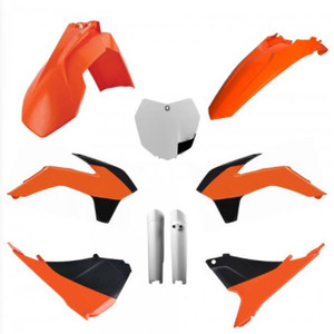 Polisport - Polisport Replica Plastic Kit,full Kit Ktm Oem Color(13-14) - 91446