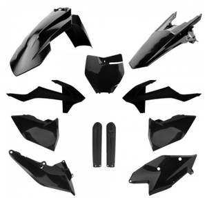 Polisport - Polisport Replica Plastic Kit,full Kit Ktm Black - 91454