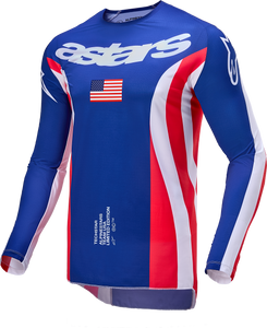 Alpinestars - Techstar Union Le Jersey Brt Red/dk Blue/wht Md - 3768124-3372-M