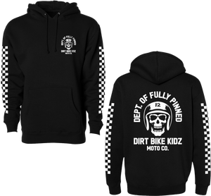 Dbk - Fully Pinned Hoodie Black Md - AH-FPINNED-M