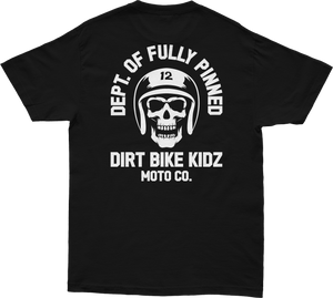 Dbk - Fully Pinned Youth Tee Black Yx - YT-FPINNED-XL
