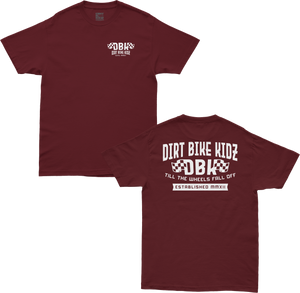 Dbk - Till The End Tee Burgundy 2x - AT-TILTHEEND-BURG-2X