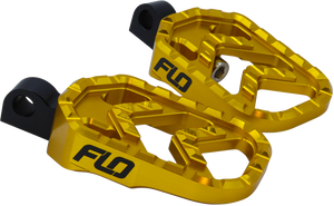 Flo Motorsports - Savage Series Footpegs Gold - V-800GLD