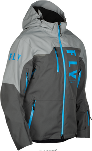 Fly Racing - Carbon Jacket Grey/blue Xl - 470-5207X