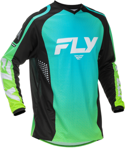 Fly Racing - F-16 Jersey Aqua/black/white 2x - 379-9232X