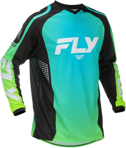 Fly Racing - F-16 Jersey Aqua/black/white Sm - 379-923S