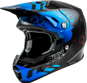 Fly Racing - Formula Cc Tektonic Helmet Black/blue/red Sm - 73-4330S