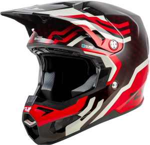 Fly Racing - Formula S Carbon Byte Helmet Red Carbon/red/grey Sm - 73-4451S