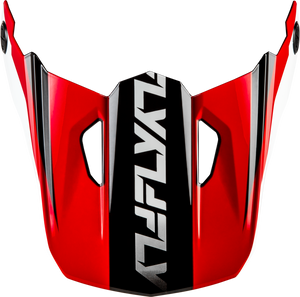 Fly Racing - Kinetic Crest Helmet Visor Red/black/white Xl/2x - 73-8675VX