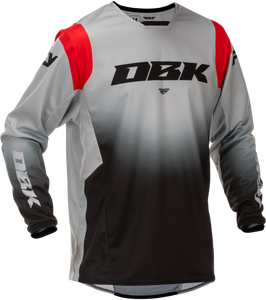 Fly Racing - Kinetic Dbk Jersey Grey/black/red Lg - 379-520L