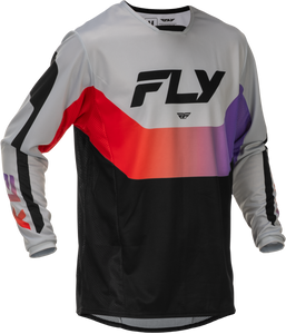 Fly Racing - Kinetic Jersey Grey/red/purple/black Md - 379-423M