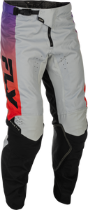 Fly Racing - Kinetic Pants Grey/red/purple/black Sz 42 - 379-43342