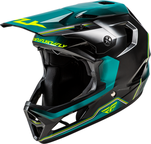 Fly Racing - Rayce Repeat Bicycle Helmet Black/teal/hi-vis Md - 73-3623M