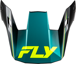 Fly Racing - Rayce Repeat Helmet Visor Black/teal/hi-vis Xs-lg - 73-8623VM