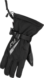 Fly Racing - Title Gauntlet Gloves Black/grey Xs - 371-0604XS