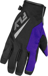 Fly Racing - Title Gloves Black/purple/grey Sm - 371-057S
