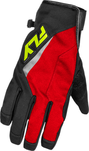 Fly Racing - Title Long Gloves Red/black/hi-vis Sm - 371-0617S