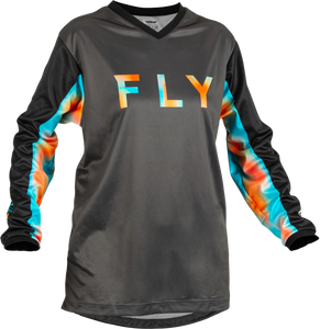 Fly Racing - Women's F-16 Jersey Grey/pink/blue Xl - 376-821X