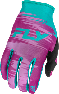 Fly Racing - Women's Lite Gloves Pink/turquoise Xs - 379-612XS