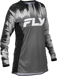 Fly Racing - Women's Lite Jersey Black/grey/white 2x - 379-6202X